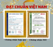 Đạt chuẩn ISO và QCVN