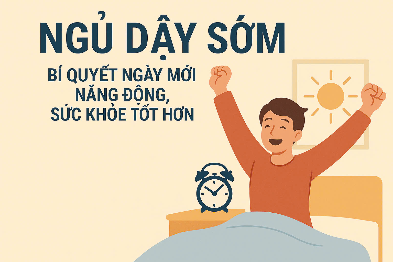 Ngủ Dậy Sớm – Bí Quyết Ngày Mới Năng Động, Sức Khỏe Tốt Hơn