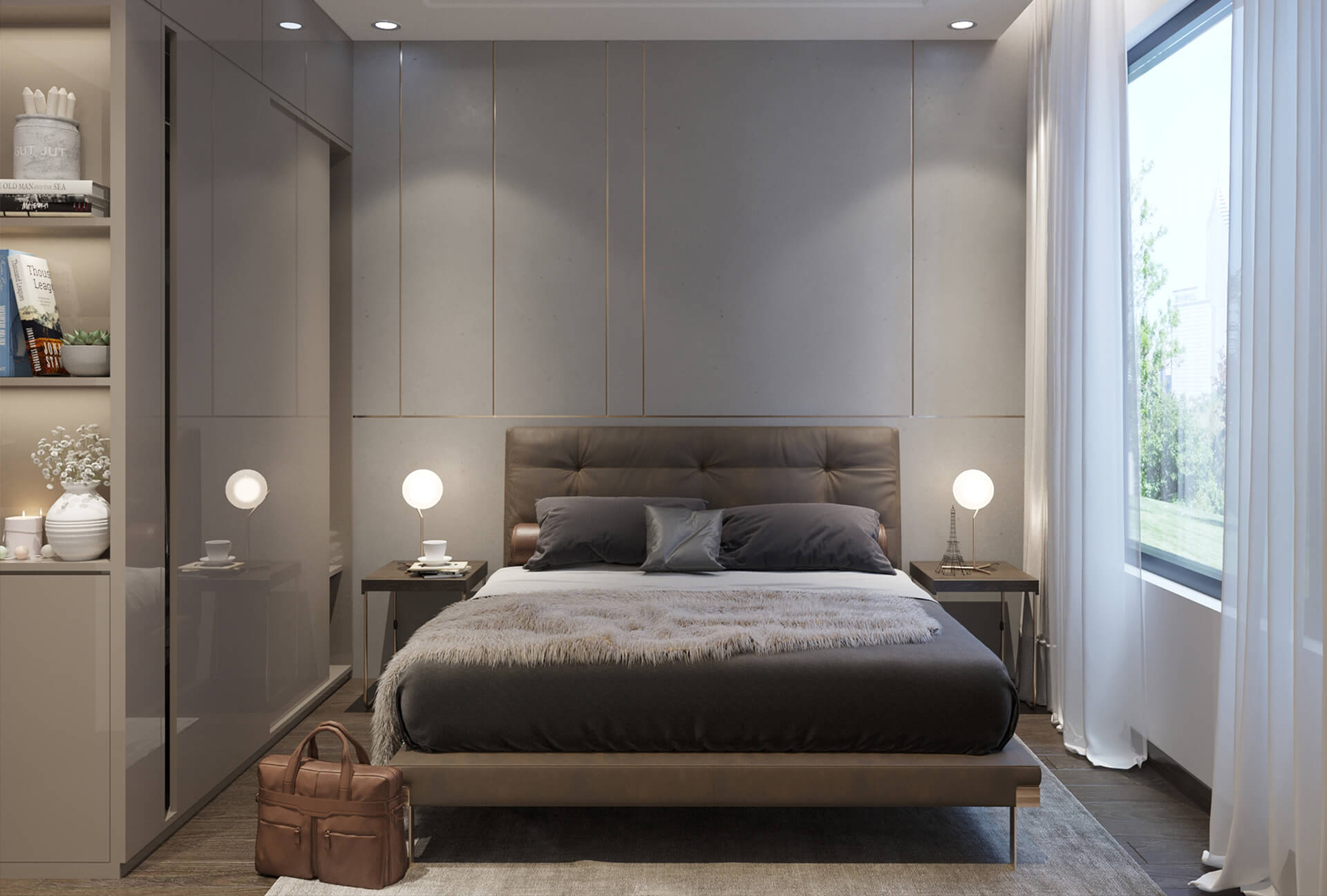 Thiết Kế Phòng Ngủ Hiện Đại – Ý Tưởng Tinh Tế, Tiện Nghi